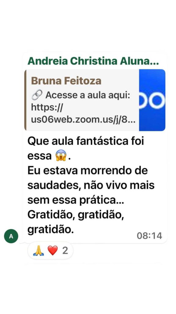 Depoimentos alunos Kenia Maciel